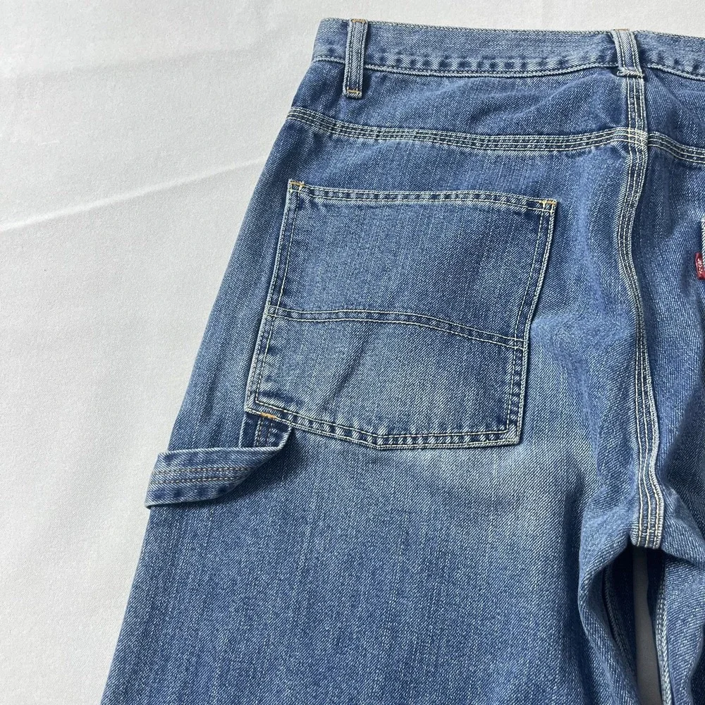 Y2K Levis Carpenter Jeans Men 36x30 Faded Vintage